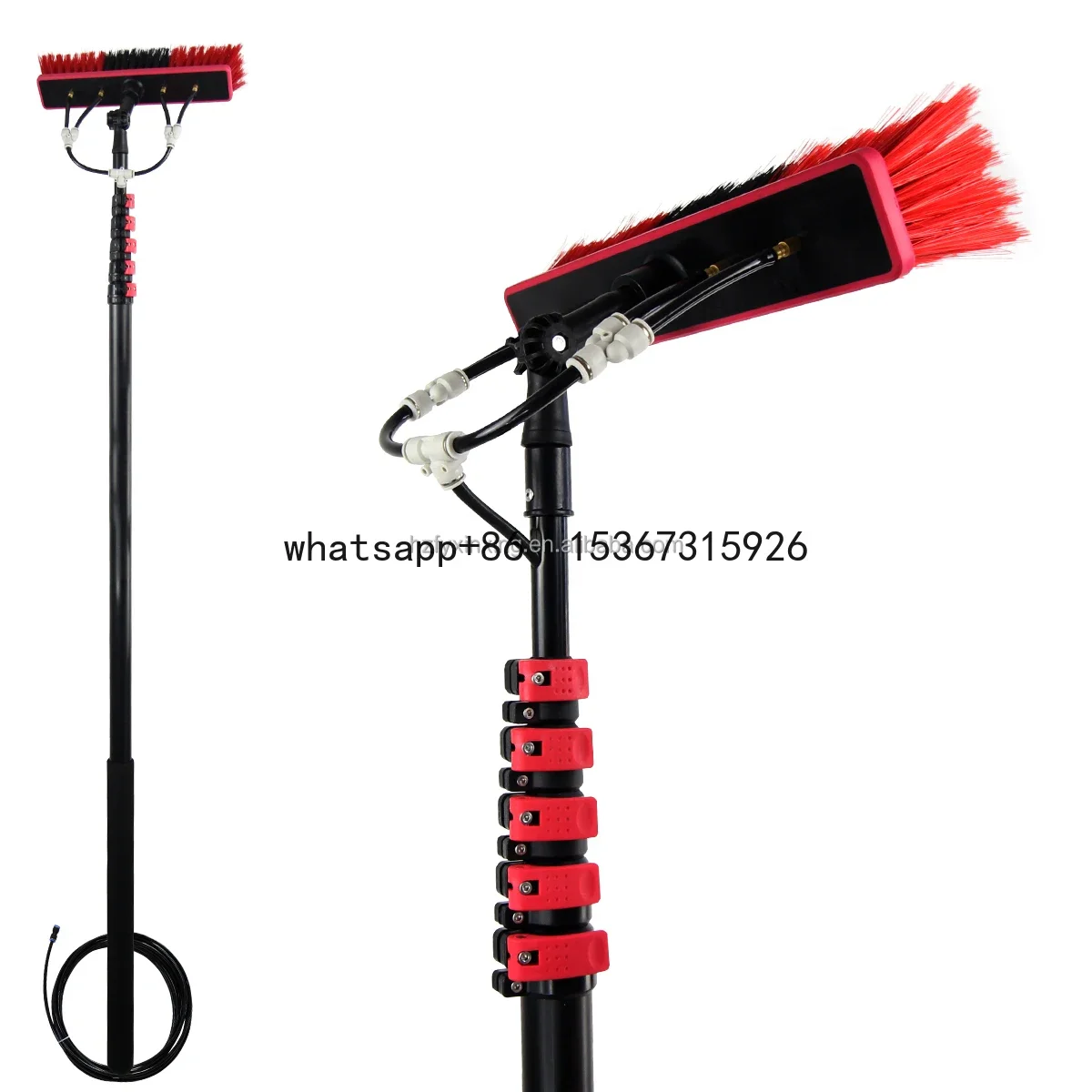 

Xining Window Cleaning Poles Water Fed Solar Panel Washing Brush Cleaning Tool