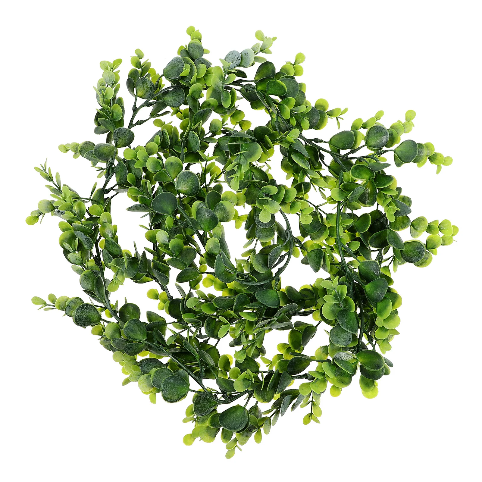 

2Pcs Artificial Eucalyptus Vine Fake Green Leaves Hanging Garland for Wedding Garden Party Decoration Fake Vine