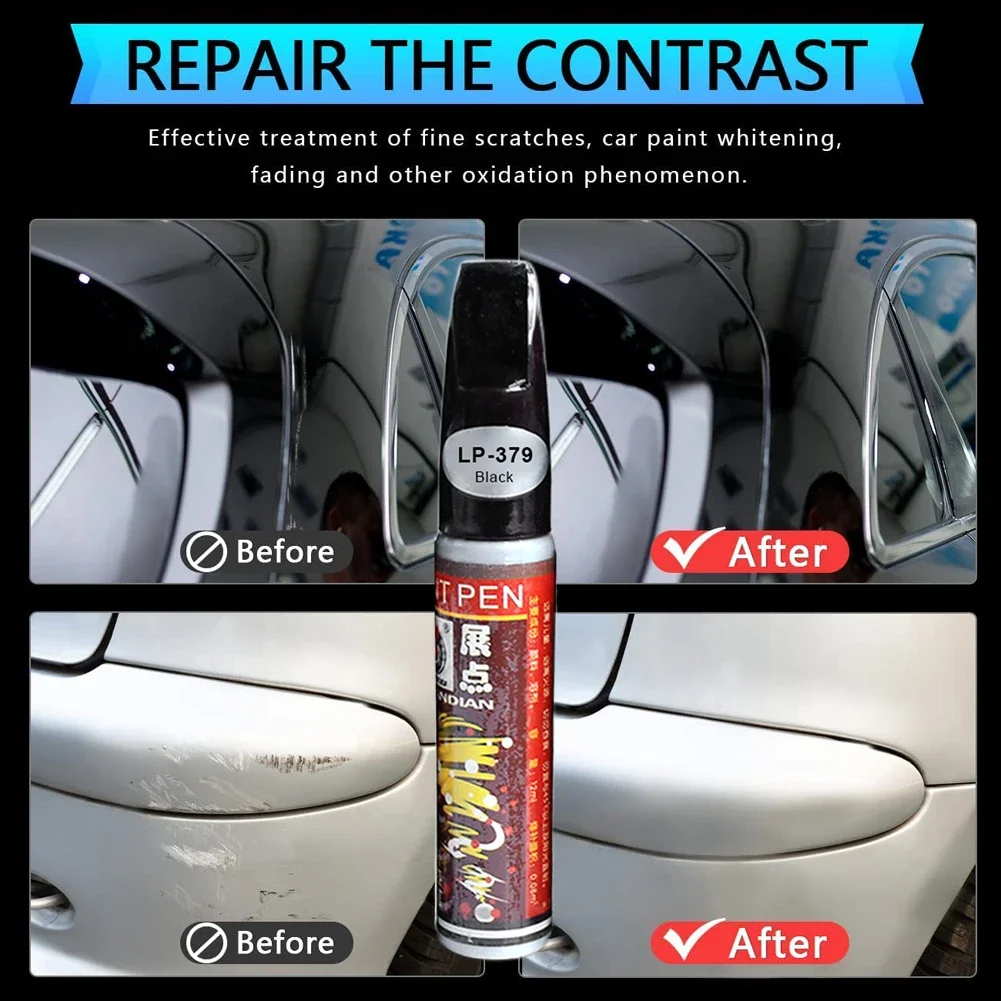 13ML Professional Car Paint Repair Pen Car Scratch Remover Water Resistant Erase Scratches Painting Pen for Car Maintenance Care