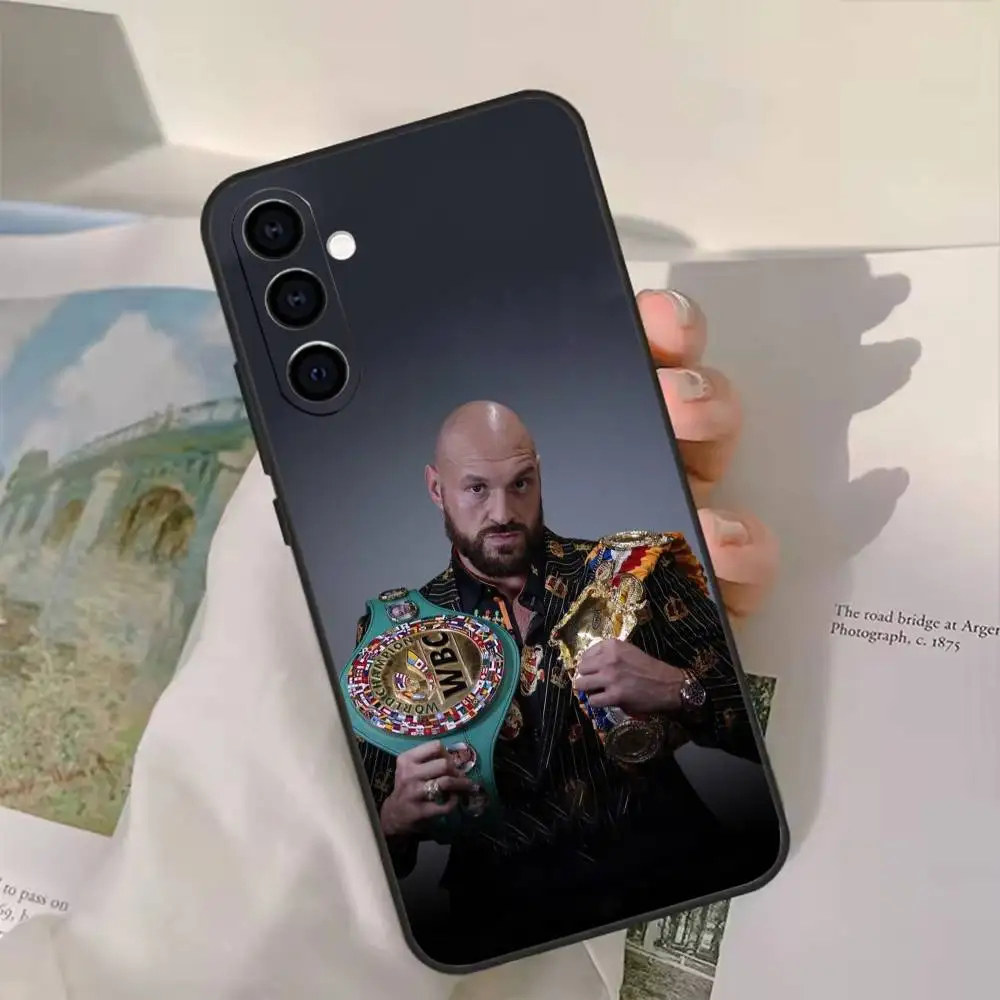 Boxing T-Tyson Fury Phone Case For Samsung GalaxyA13,21s,22,31,32,52,53,71,72,73,Soft Black Cover