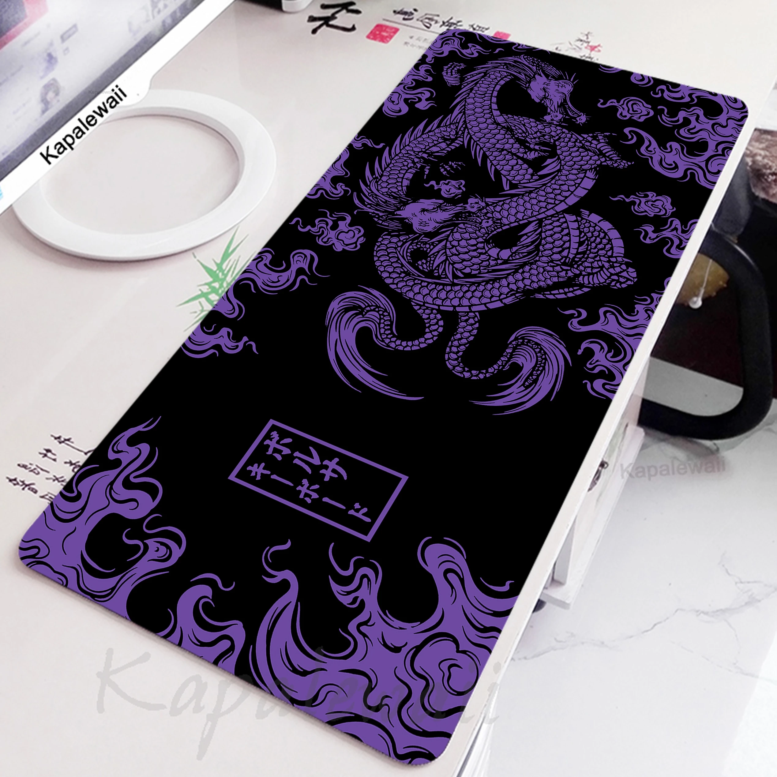 

Gaming Mousepad Gamer Mousemat Large Japanese Style Dragon Mouse Mat Big Desk Pad XXL Mouse Pad 80x30cm Keyboard Mat Pc Desk Mat