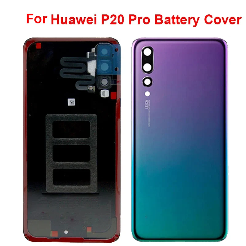 New Glass Rear Housing For Huawei P20 Pro Battery Cover Back Case Door P20 Pro Back Cover CLT-AL01 clt-l29 Replace Part