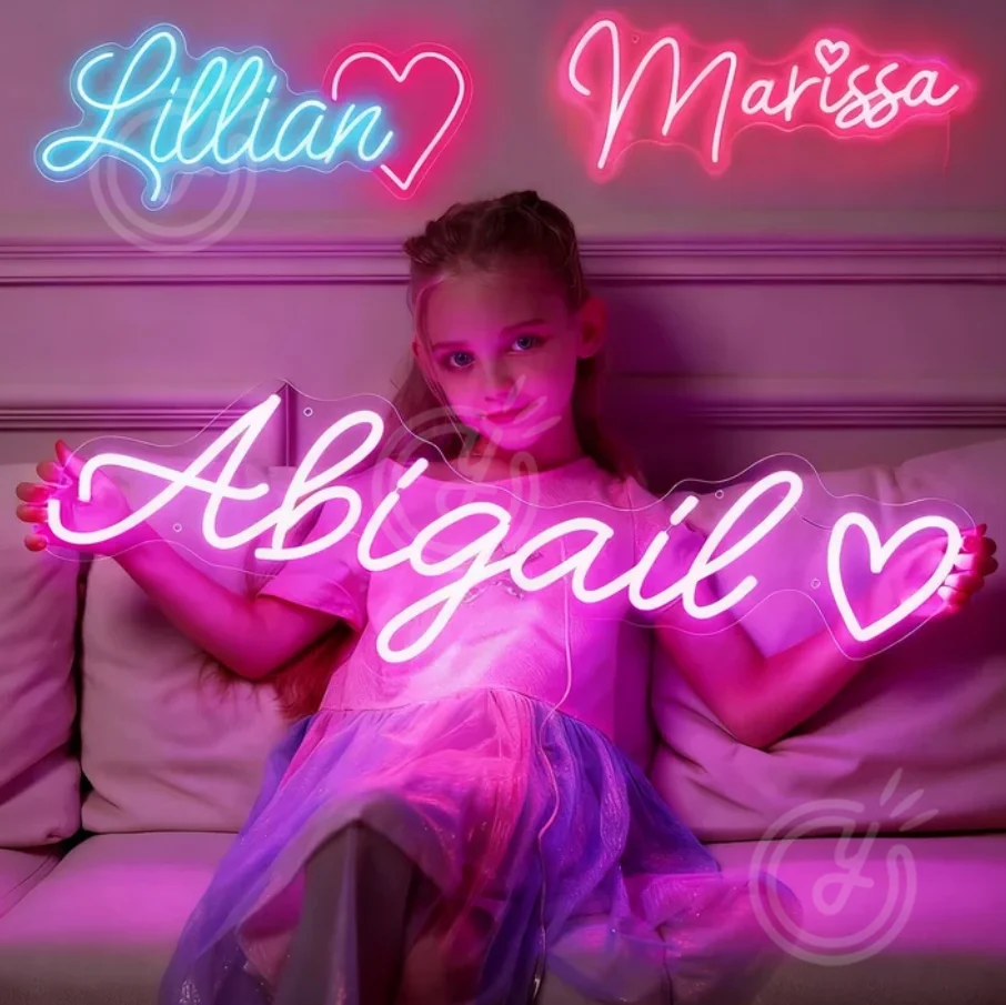 

Custom Led Sign Logo Wall Company Neon Light Home Decor Wedding Personalized Name Gift Wall Art-Neon Light Logo Aesthetic Sign