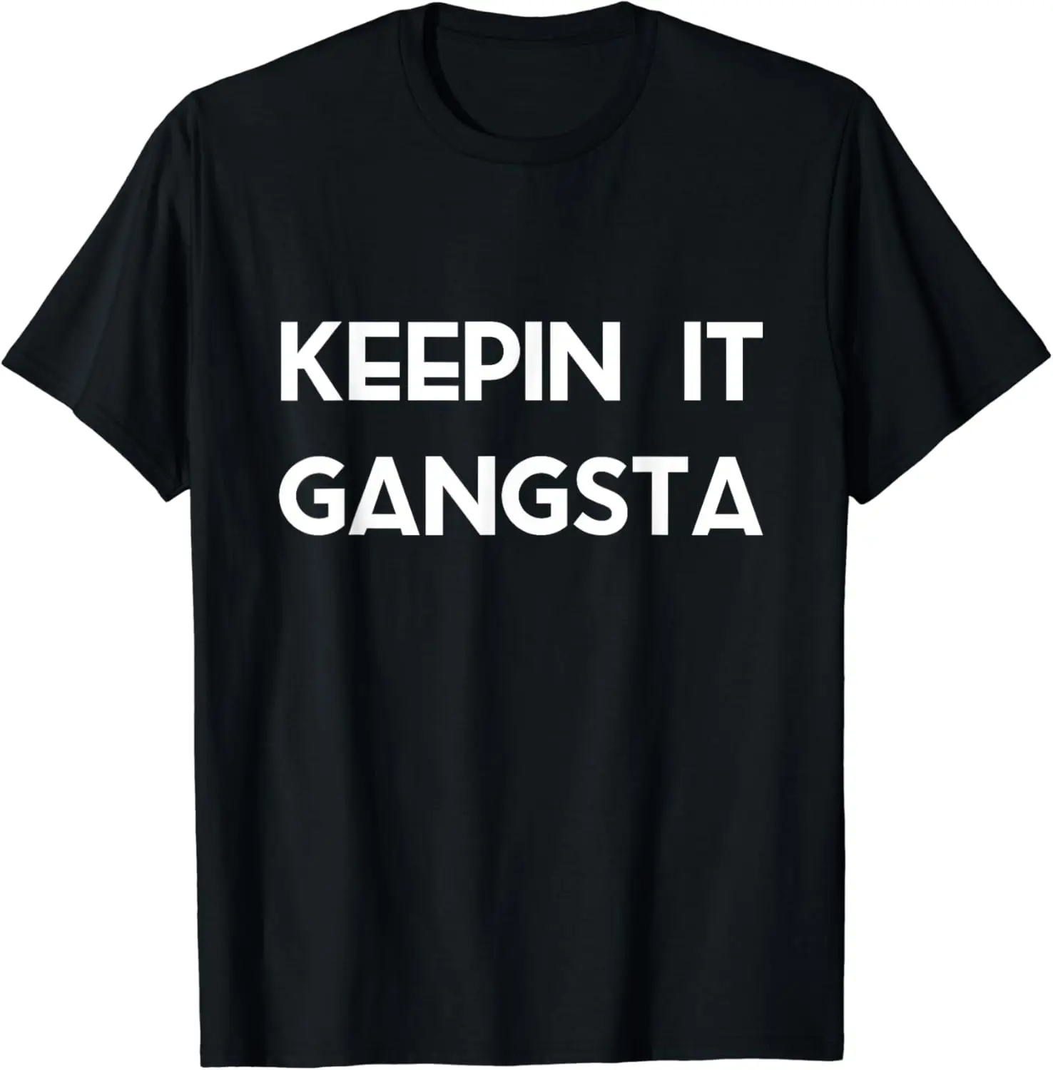 

Рубашка в стиле хип-хоп Keepin It Gangsta, футболка в гангстерском стиле Rap