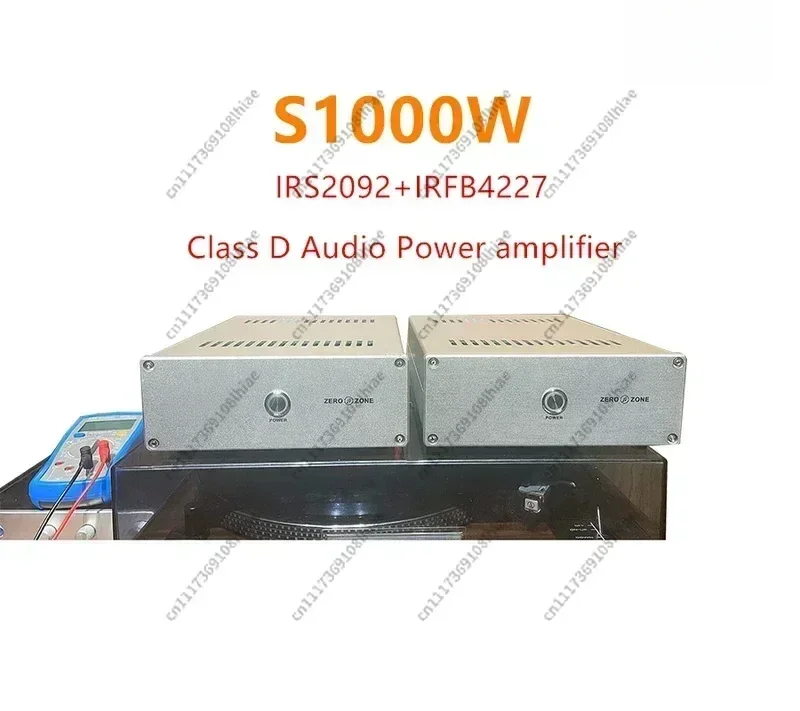 Finished 1000W Mono Hifi Class D Audio Power Amplifier IRS2092 IRFB4227 Amp