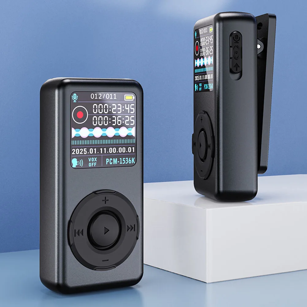 4GB-64G مسجل صوت رقمي إلغاء الضوضاء الذكية AI صوت المنشط الإملاء مسجل الصوت لاجتماع مقابلة المحاضرة