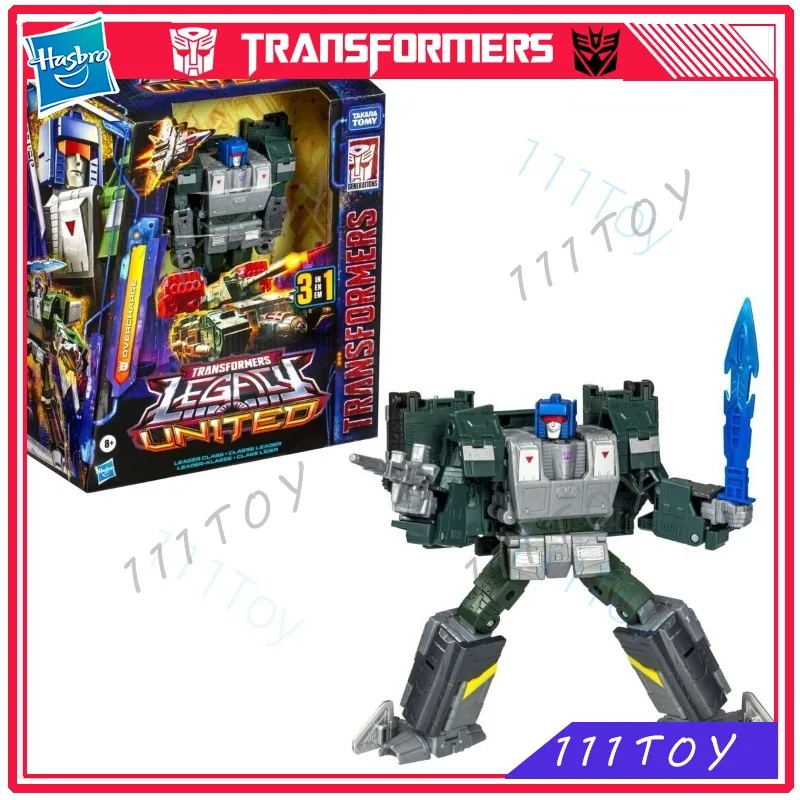 In Stock Hasbro Transformers Classic Toys Legacy United Leader Class Overcharge Action Figure Robot Toy Collectible Gift Hobbies