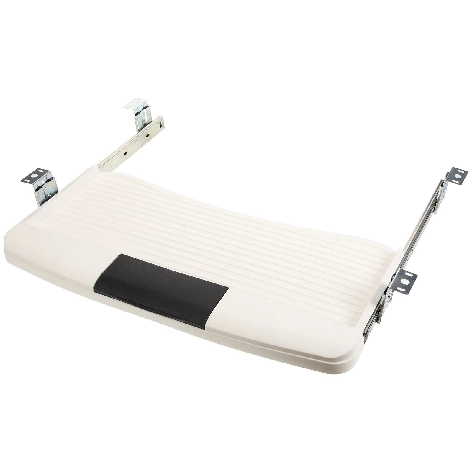

Keyboard Tray Slide Out Computer Storage Sliding under Desk Holder Drawer Shelf Box Rotatable Mouse Pad Large Space