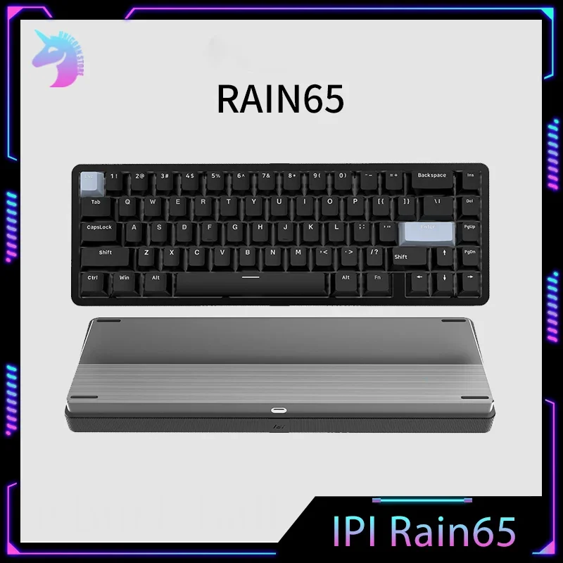 

IPI Rain65 Mechanical Keyboard Rain 65 Magnetic Switch Keyboard Aluminum 67keys Custom Hot Swap Rgb Backlit Gamer Keyboards Gift