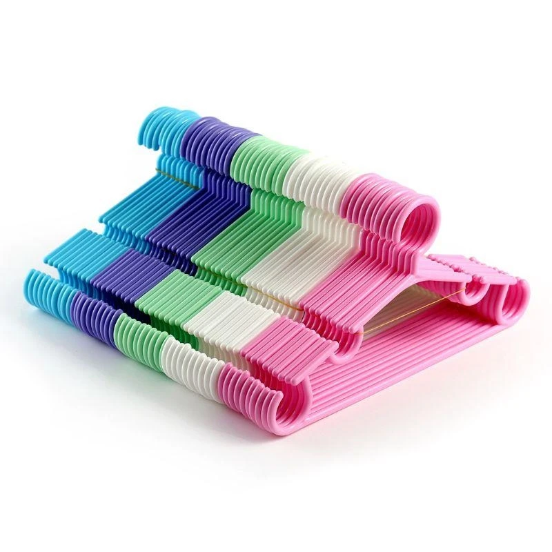 10 قطع من شماعات ملابس الأطفال الإبداعية ذات السطح الأملس للأطفال الصغار #2