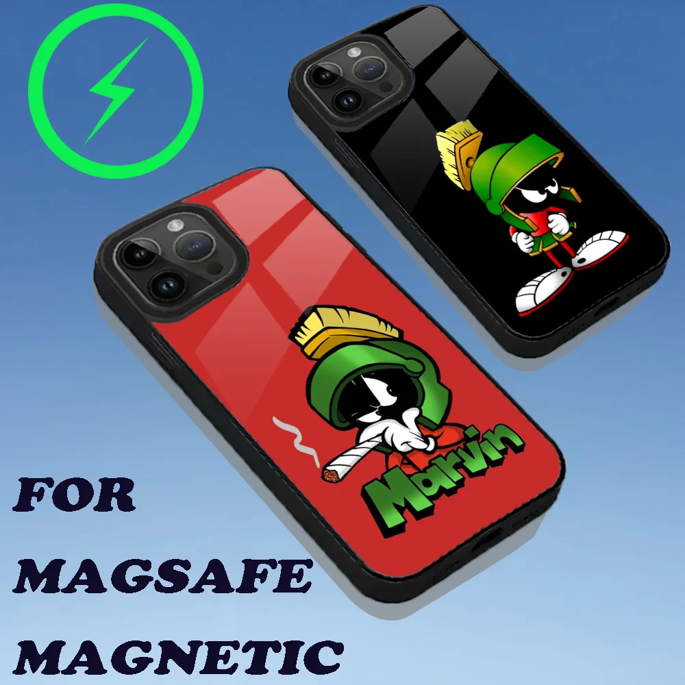 

M-Martian The Marvin Phone Case For iPhone 15,14,13,12,11,Plus,Pro,Max Mini Magsafe Magnetic Wireless Charging