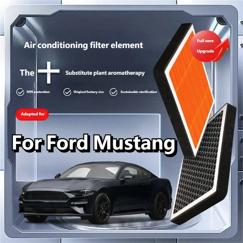 

For Ford Mustang GT S650 2010-2024 2025 Car Air Conditioner Filter With Plant Aroma Original Cabin Air Filter Replacement