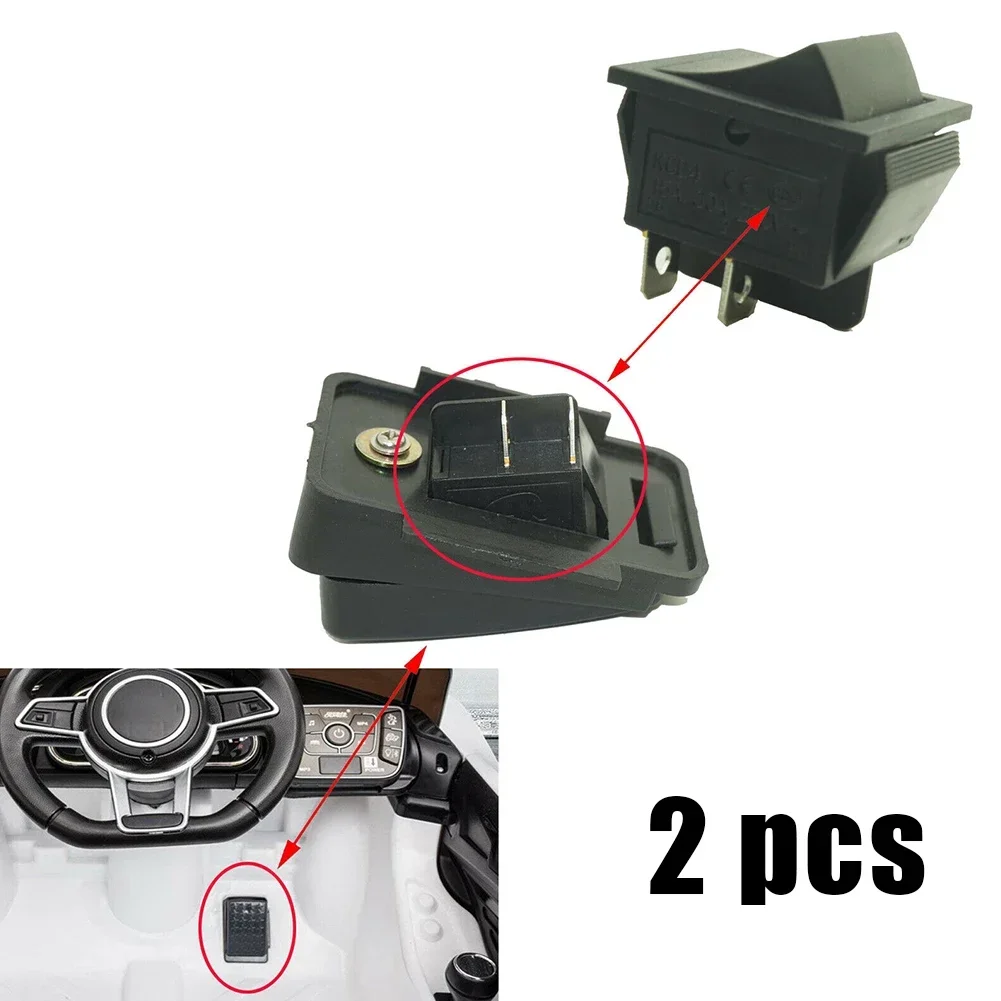 2 Rocker Foot Switch For Kids Electric Cars Accelerator Foot Pedal Reset Control Foot Pedal Reset Control Electric Wheel Switch