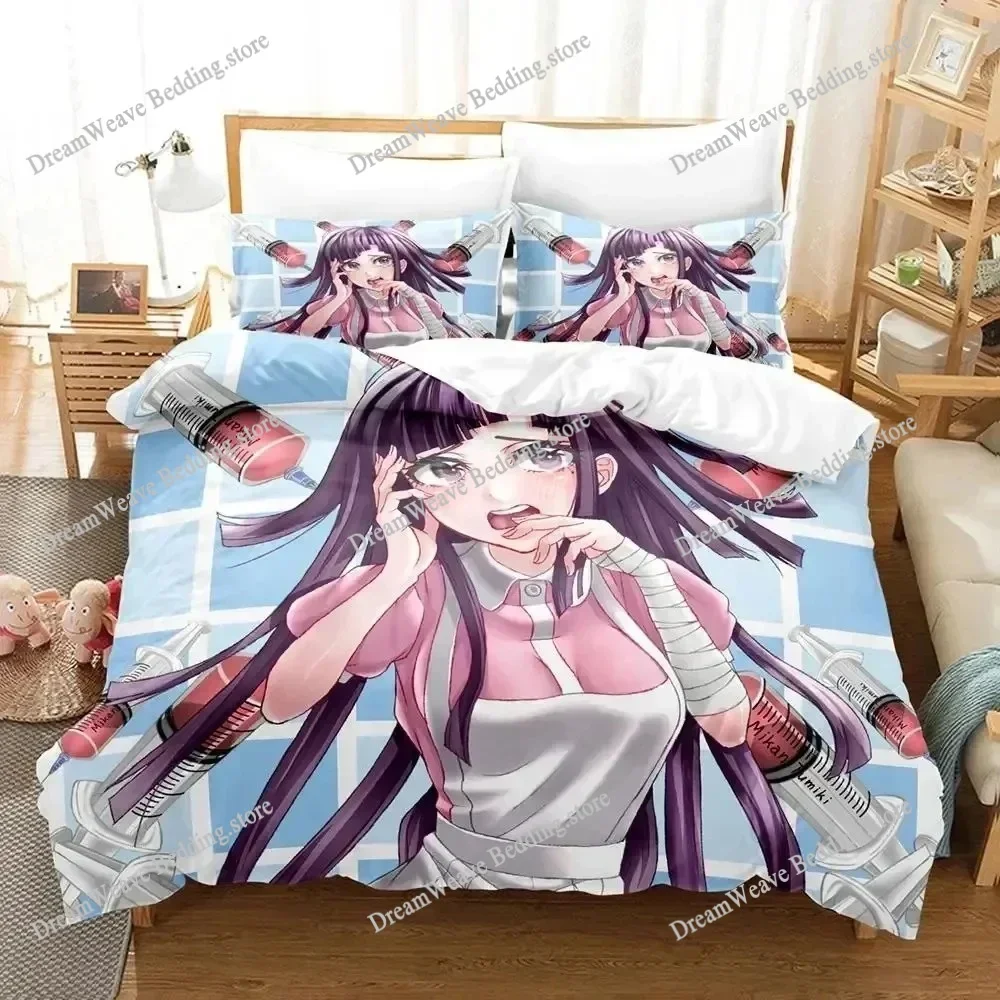 Danganronpa V3 Chiaki Nanami Cartoon Poster Sheets Quilt Covers Bedding Dormitory Sheets Bedding Set Soft Warm Bedding Set741