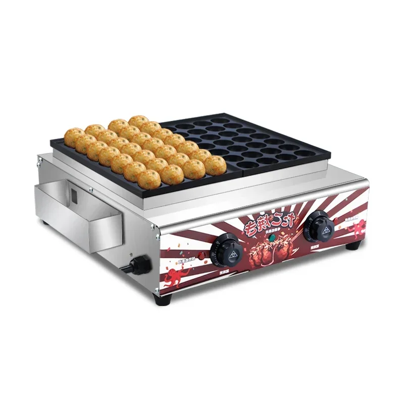 Takoyaki-sartén Eléctrica Japonesa Para Hacer Bolas De Pescado, Plancha Antiadherente, Máquina Para Hacer Tortitas, 56 Unidades