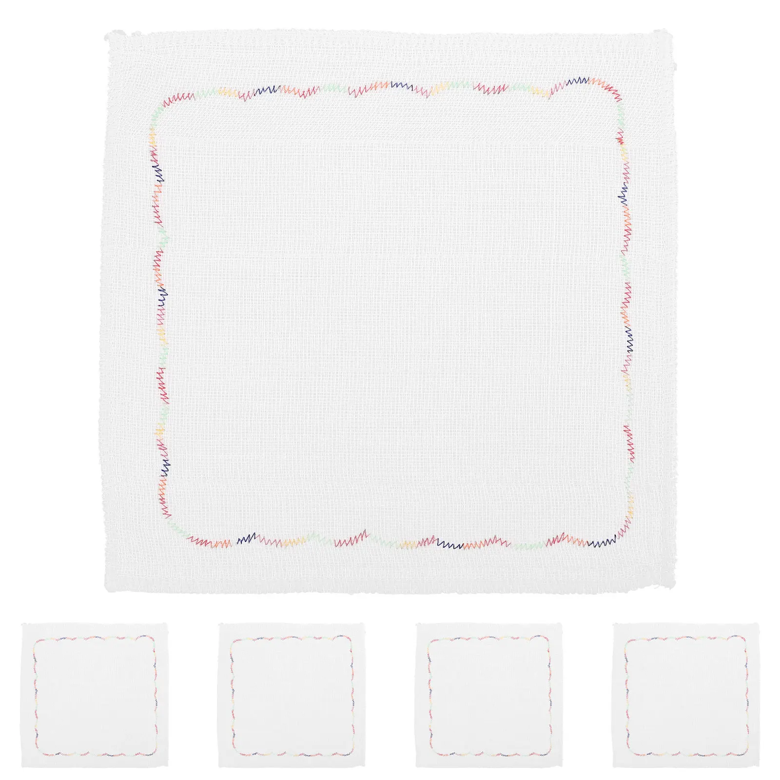 5 قطعة منشفة غسل الصحون المطبخ غسل القماش قابلة لإعادة الاستخدام لينة تنظيف المناشف لتنظيف الشحوم طبق القماش المطبخ مسح الخرق #6