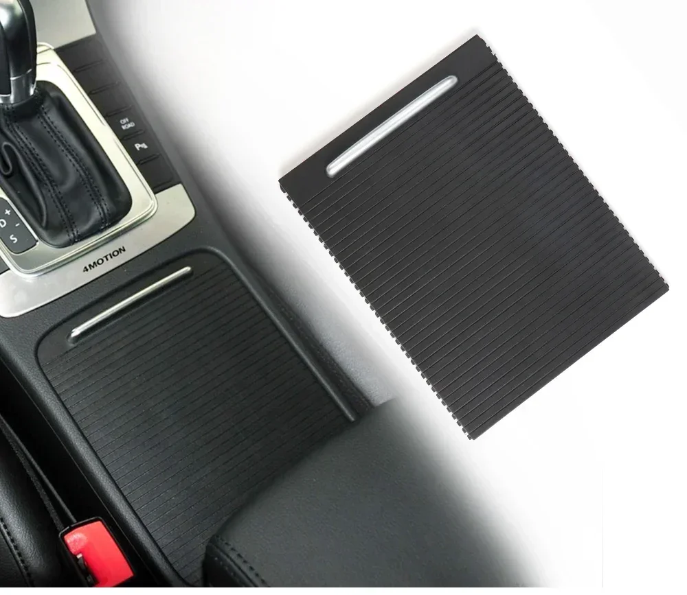 

Для Volkswagen Magotan B6 B7 Passat CC, центральная консоль автомобиля, раздвижные жалюзи, держатель для чашки, сменная крышка для рулонных штор 3CD857503