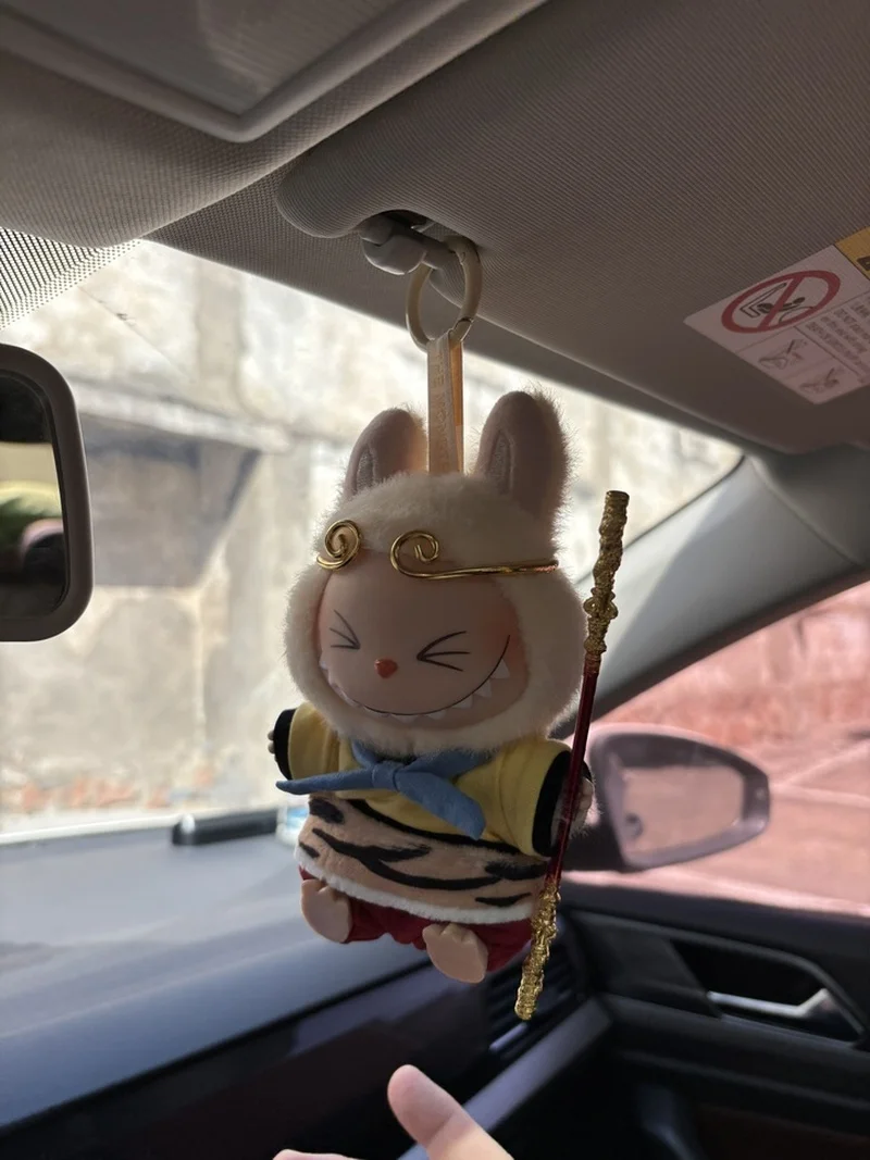 17 centimetri Vestiti Per Labubu Seduto Vestiti Del Partito Bambola di Stoffa Sun Wukong Piccoli Animali Labubu Vestito In Vinile Vestiti della Bambola Kawaii giocattoli