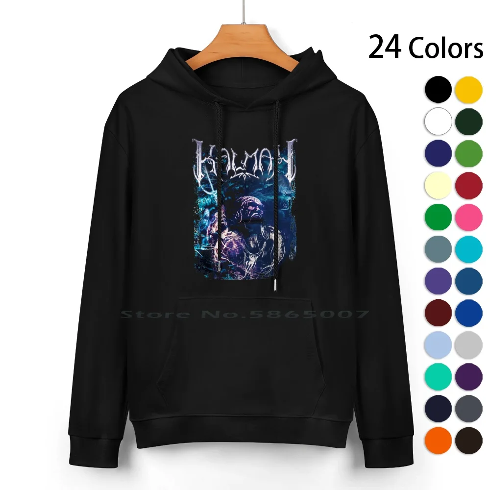 

Kalmah-Swampsong Pure Cotton Hoodie Sweater 24 Colors Kalmah Melodic Death Metal 100% Cotton Hooded Sweatshirt For Women Men