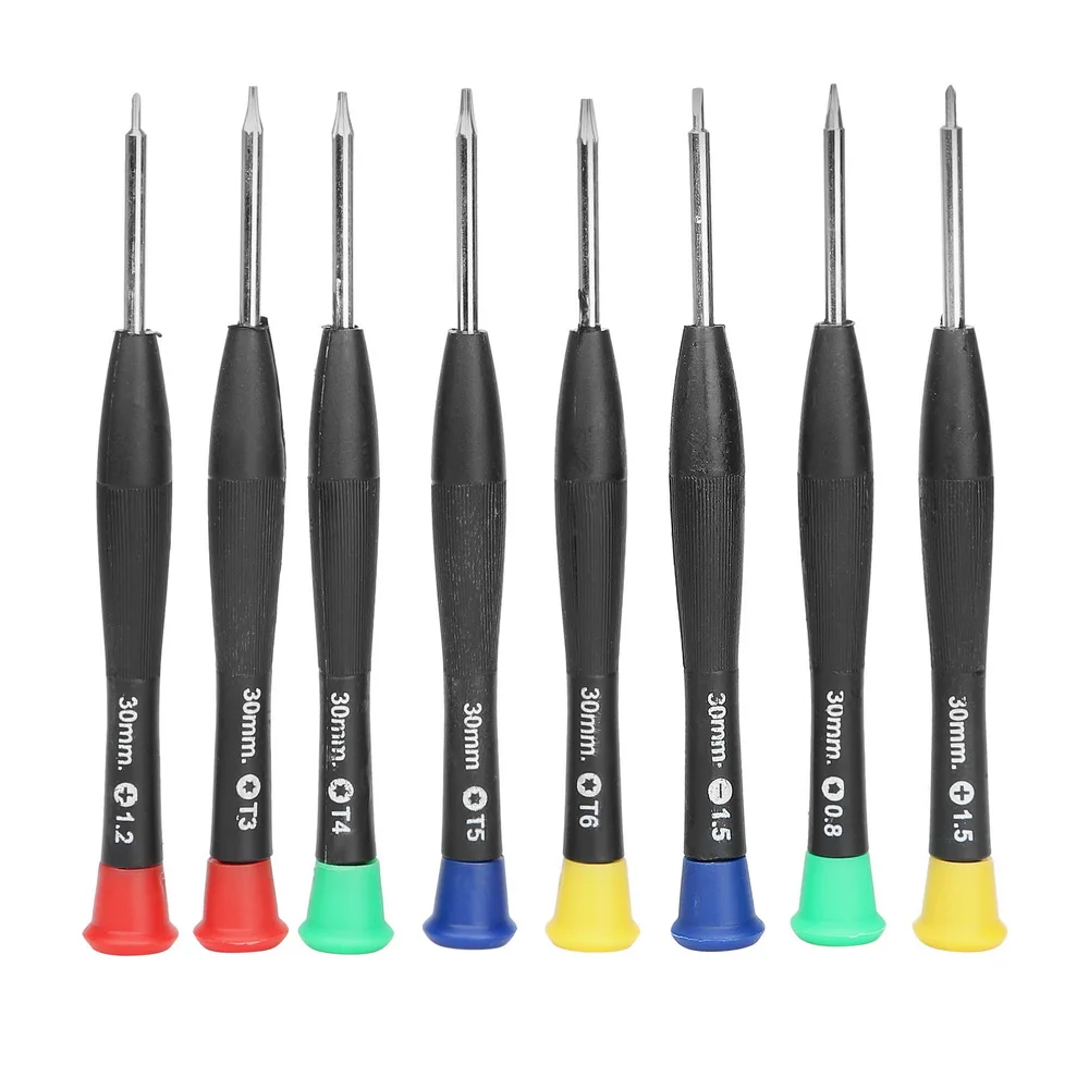 8Pcs/Set Phone Repair Tool For Clock Watch Repair Magnetic Screwdriver Set Precision Screw Driver Maintenance Tools