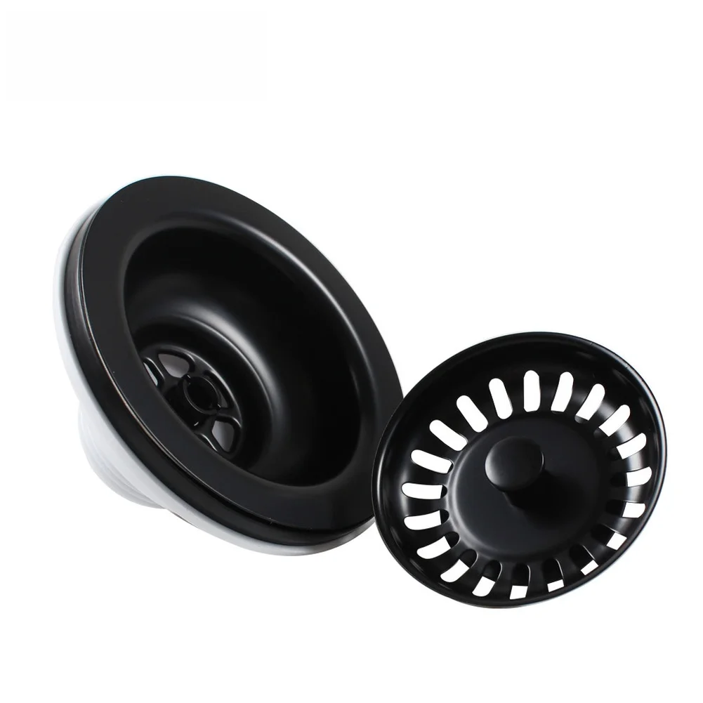 For 83-90mm Hole Dual-Layer Strainer Kitchen Sink Accessory Kitchen Renovation 304 Stainless Steel Construction
