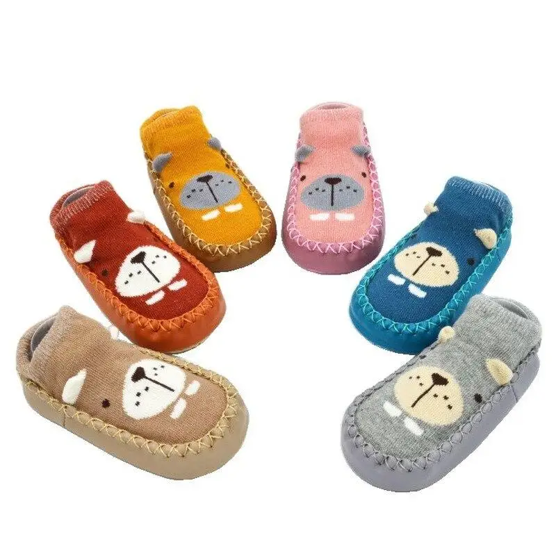 

Infant Baby Socks with Rubber Soles Newborn Baby Girls Boys Shoes Spring Autumn Baby Floor Socks Anti Slip Soft Sock Shoes