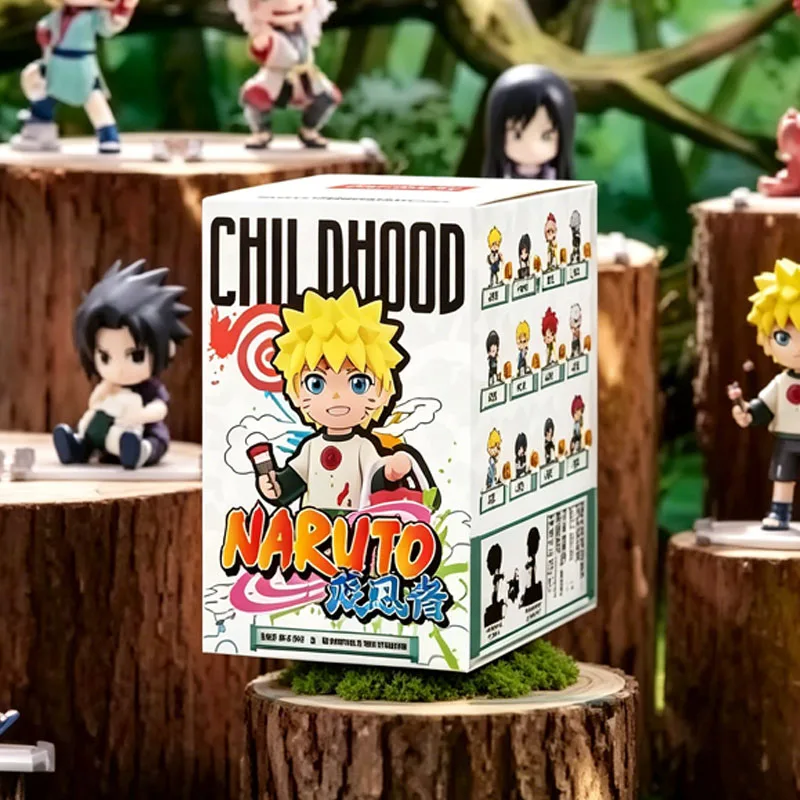 

POP MART Genuine Naruto Shippuden Childhood Series Mystery Box Blind Box Guess Bag Toys Doll Cute Desktop Ornaments Collection