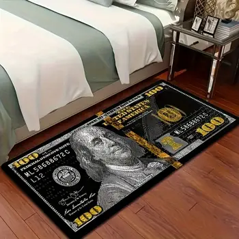 Vtipné měkké obdélníkové rohožky s potiskem dolaru, domácí dekorace, protiskluzový koberec do obývacího pokoje, kuchyně, chodby, balkonu 10 nejlepší prodej stroj na kebab - №8