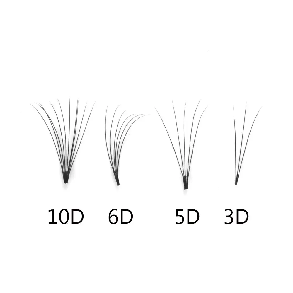 Wysokiej jakości grubość 0,07 mm sztuczne rzęsy 3D/5D/6D/10D norek czarne szczepienie rzęs pojedyncze rzęsy przedłużanie oczu