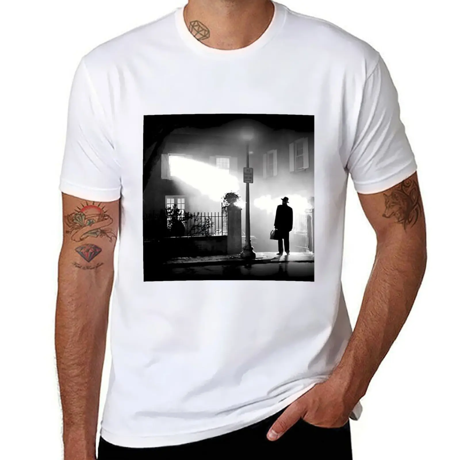 

The Exorcist Art Print \t T-Shirt Big Size Loose Fit Tee Shirt