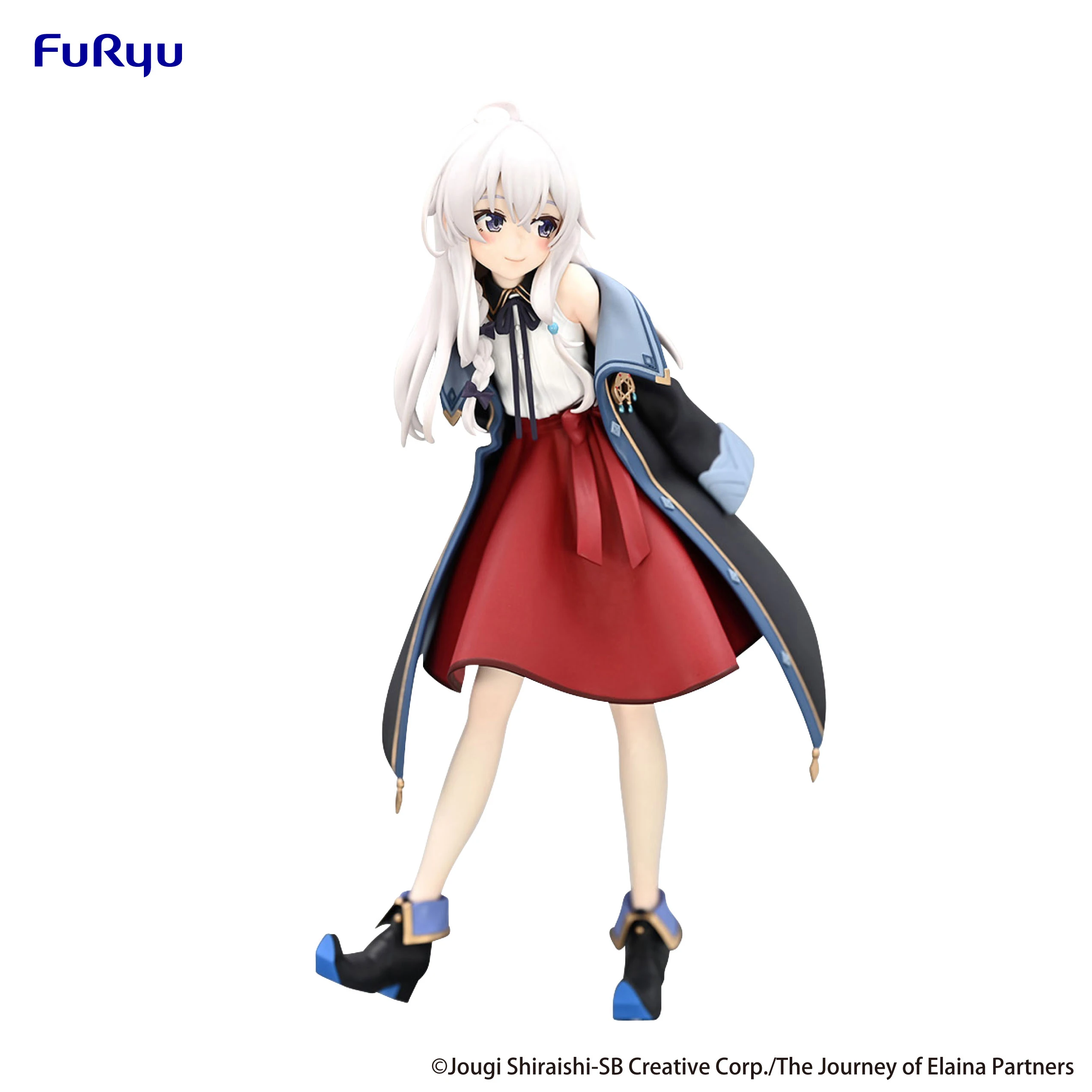 FuRyu The Journey of Elaina Anime Elaina Trio-Try-iT Figure Action Figures Model Figurine Original Collection Toys