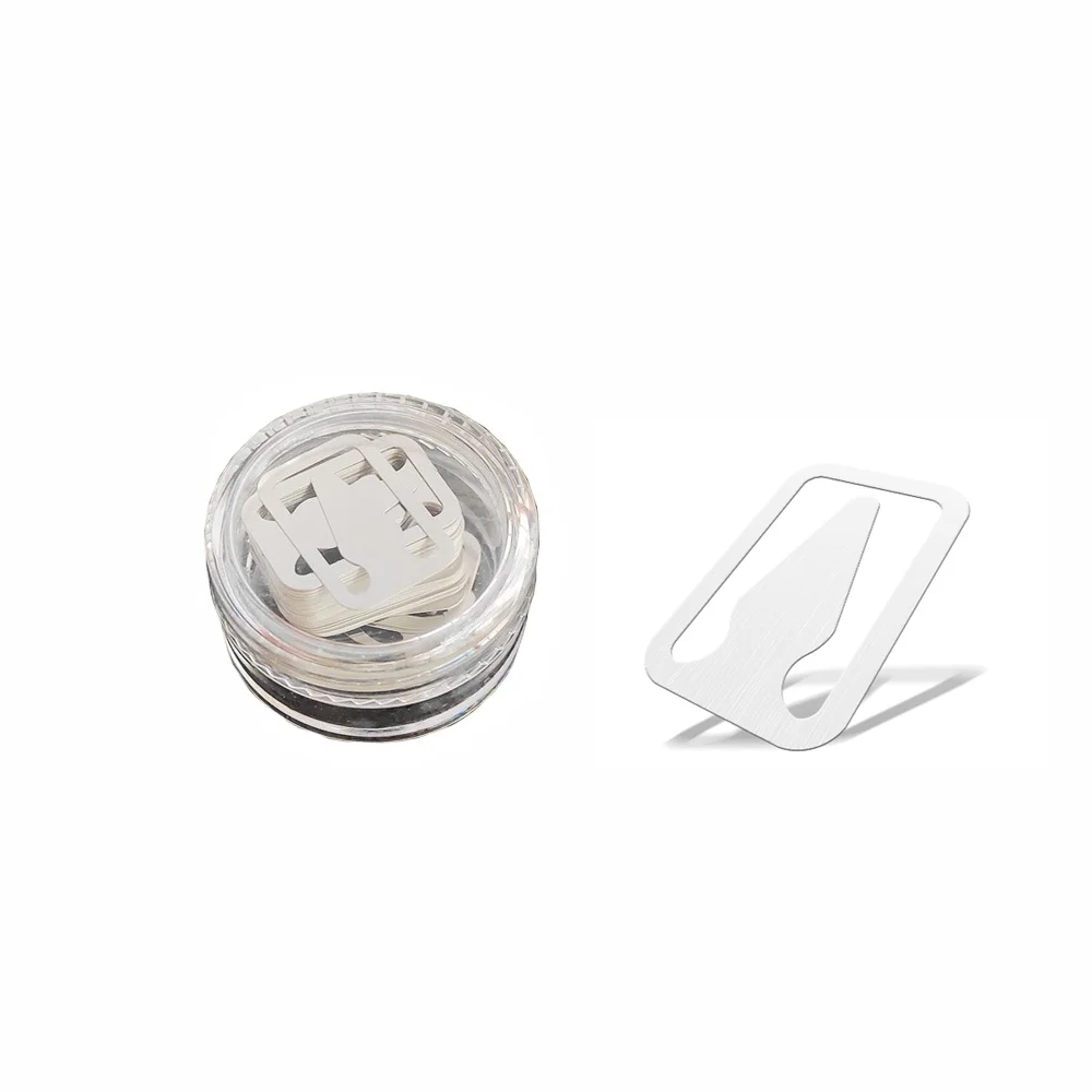 50 Metal Book Line Markers Silver Hollow Out Book Page Markers Portable Multifunctional Book Marker Clip Reading