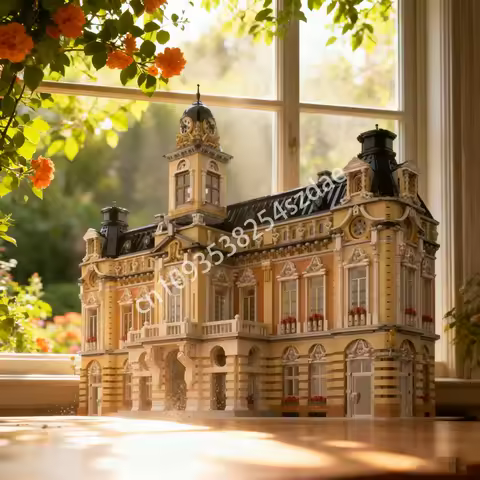 11413pcs MOC Town Hall Modulared Model Building Blocks Construction Assemble DIY Creative Toys Idea Kids Christmas Gift Birthday