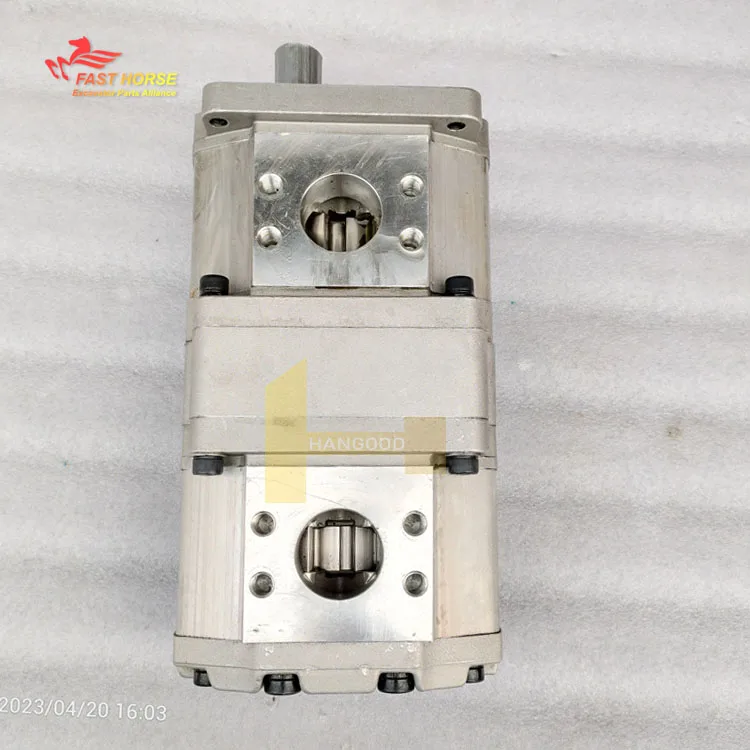 Hangood Excavator Parts Hydraulic Main Pump for  UH025  MS70 2 Stage Main Hydraulic 13 Teeth Gear Pump