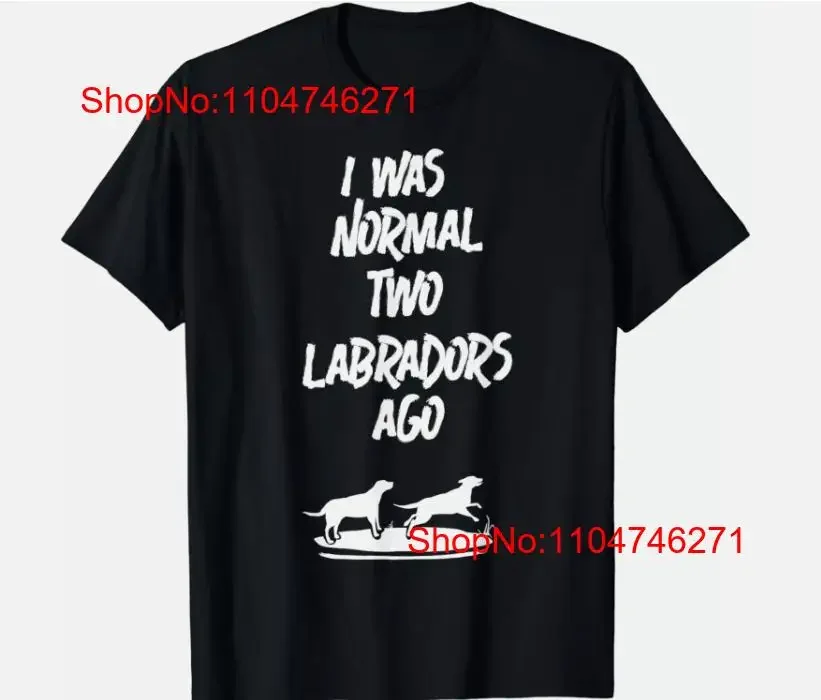 Two Labrador Retriever Ago Black Yellow Chocolate Lab T Shirt S 5XL Vintage Was…