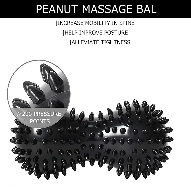 Foot Massage Ball Back Shoulder Peanut Foot Deep Massager Plantar Fasciitis All Over Body Plantar Deep Tissue Muscle Therapy