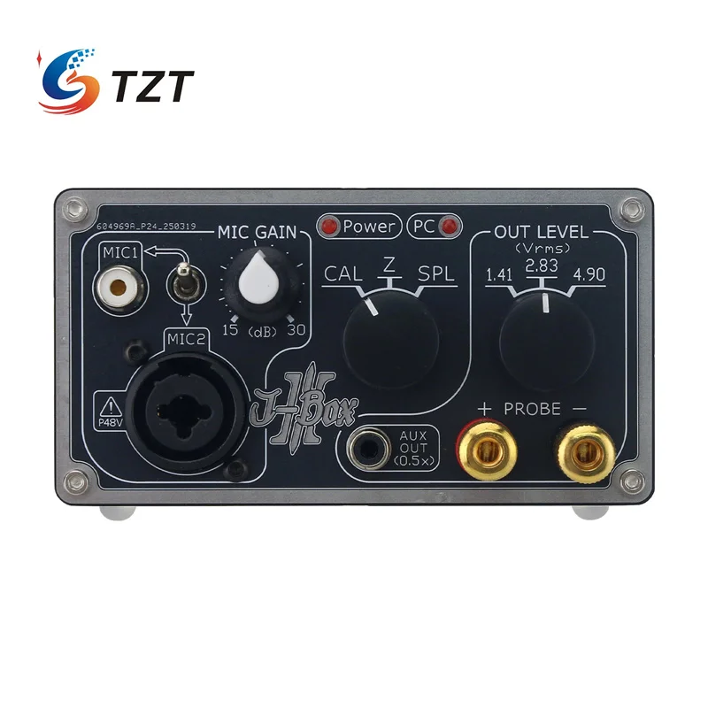 TZT J-BOX III Тестер аудиодинамиков Частотный отклик Измерительная коробка импеданса Поддержка justMLS REW