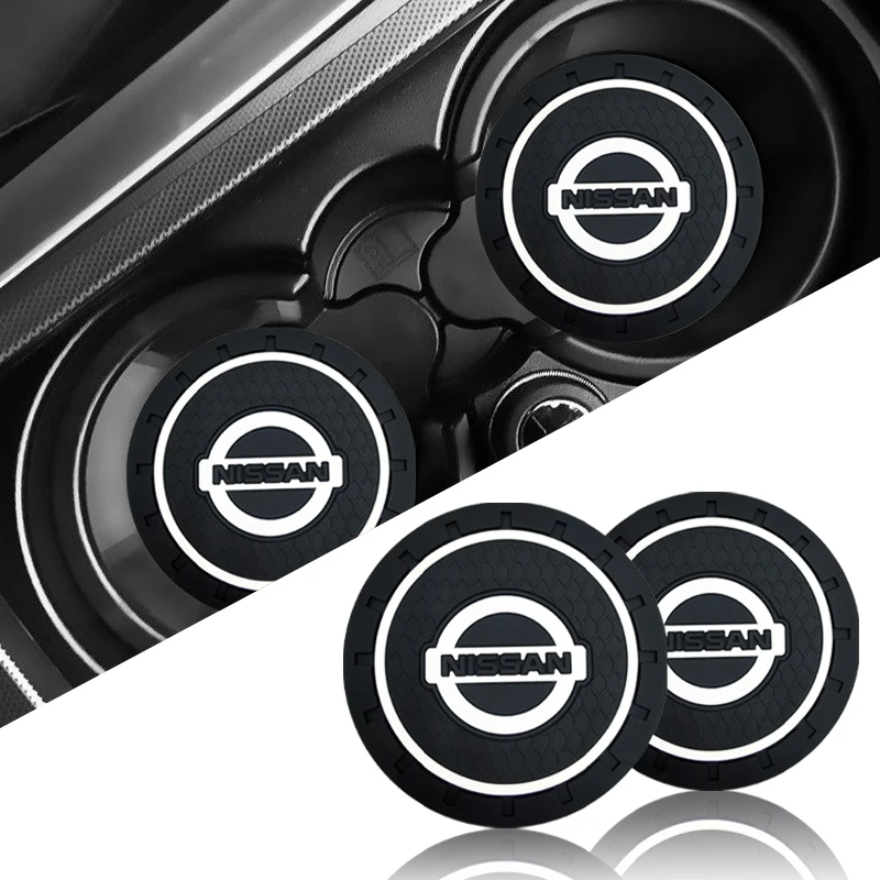 Auto-Antirutsch-Untersetzer, geräuschdämpfendes Wasserbecher-Pad, Kissen, Autozubehör für Nissan Nismo Tiida Sylphy Teana Trail T30 T32 Almera