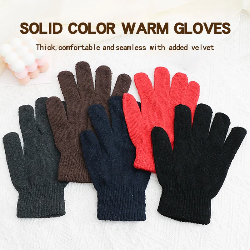 New Men's Warm Gloves with Winter Touch Screen and Thickened