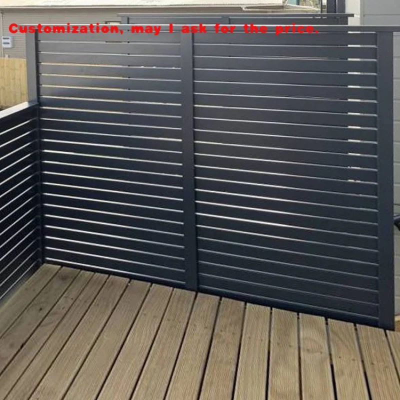 

на заказ.EKOO Алюминиевые планки премиум-класса. Забор для конфиденциальности. Низкое обслуживание. Современный дизайн. Наружные горизонтальные планки. Панель экранов для ограждения.