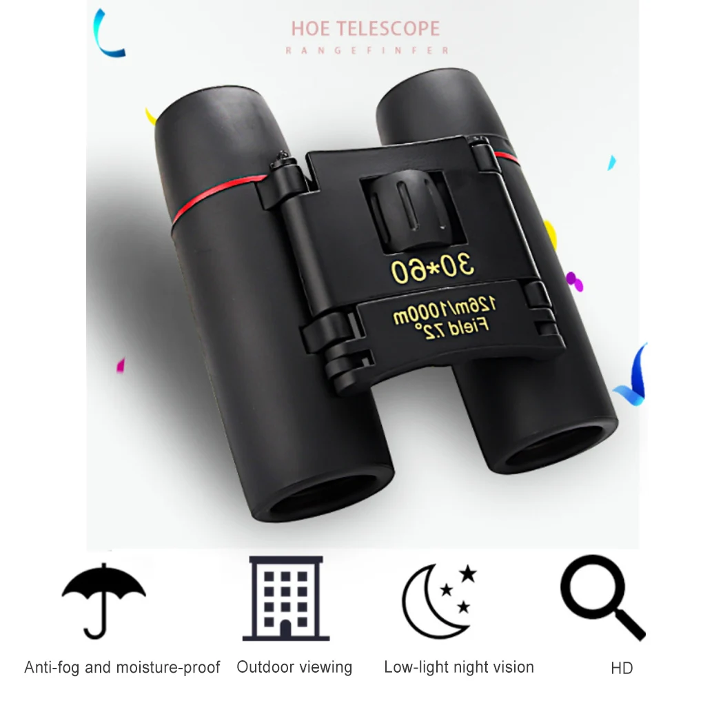 

Telescope Membrane Spotting Scopes Travelling Supplies Focus Binoculars Portable Low Light Night Vision Mini Binoculars