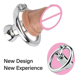 High Quality Inverted Urethral Chastity Cage Device with Dildo Head for Couple BDSM Play 정조대 Sissy Penis Rings Intimate Products