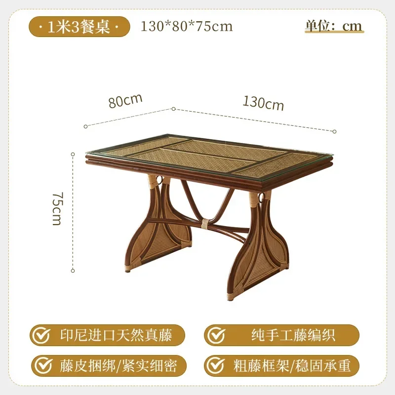 Modern Living Room Dining Tables Kitchen Wooden Meeting Office Dining Tables Minimalist Design Home Furniture Mesa Comedor LLDT image 6