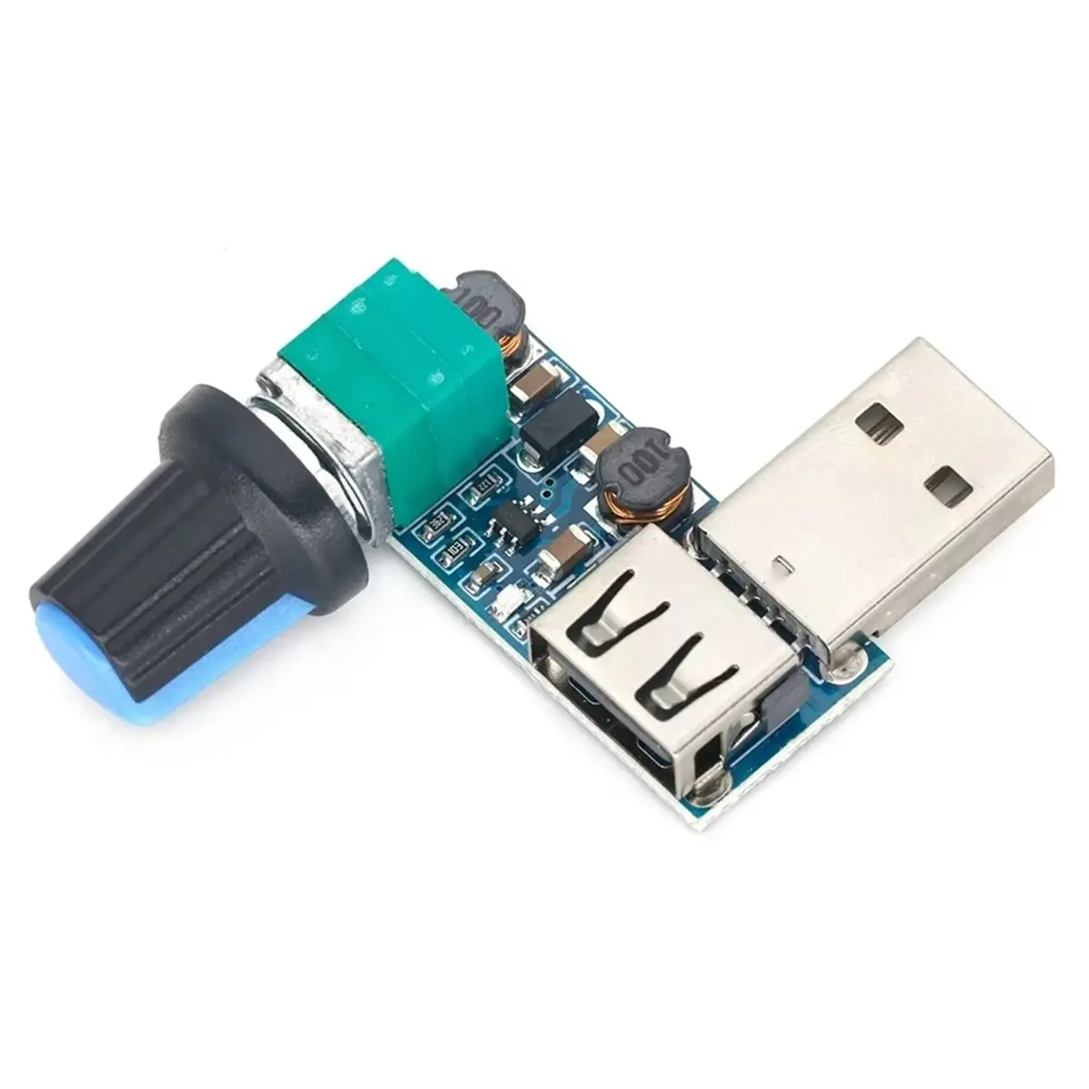 NEW DT85-DC 5-12V USB Fan Stepless Speed Controller Regulator with Switch Speed Module Fan Governor Volume Regulator Board