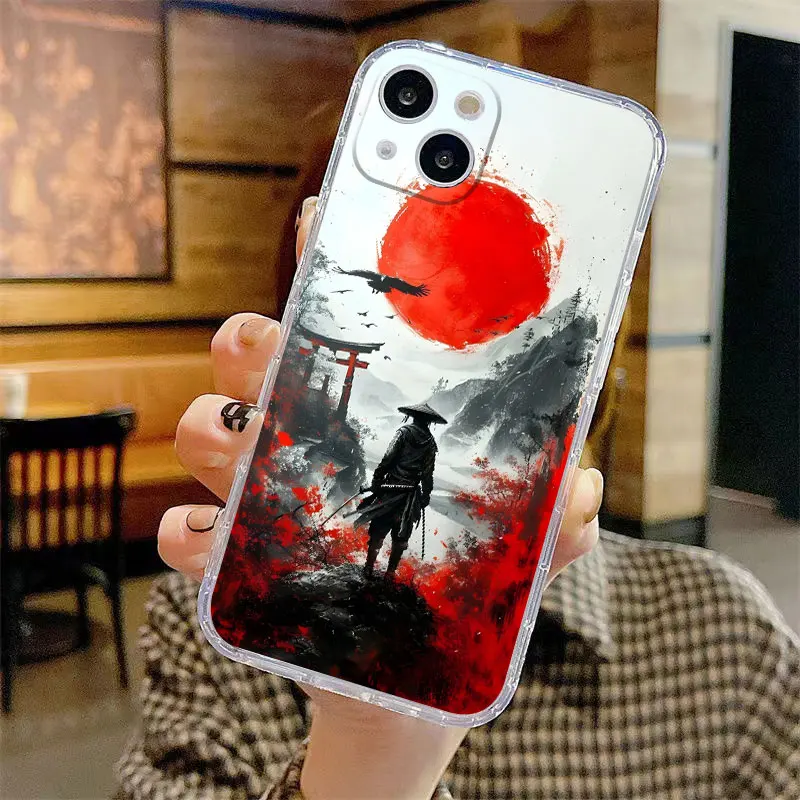 Creative Warrior Art Case for iPhone XR 17 Air 13 12 11 Pro Max 16e XS 7 8 SE 15 14 16 Plus Soft Cover