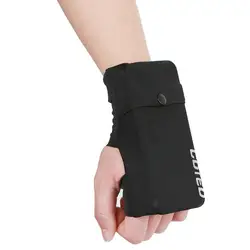 Sports Wrist Wallet Pocket Elastic Sports Wrist Wallet Pocket Lightweight and Portable Armband Sports Gym Bag For Hiking Fishing