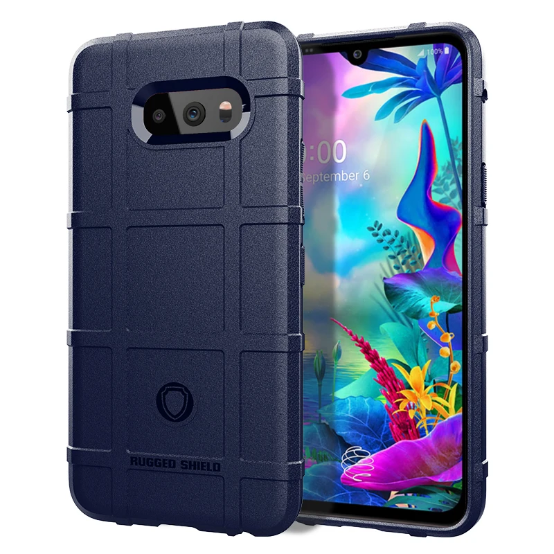 

Shockproof Silicone Shield Case for LG G8X ThinQ Anti Knock Phone Cover for LG G8x lgg8x thinq Armor Matte Rubber Cases