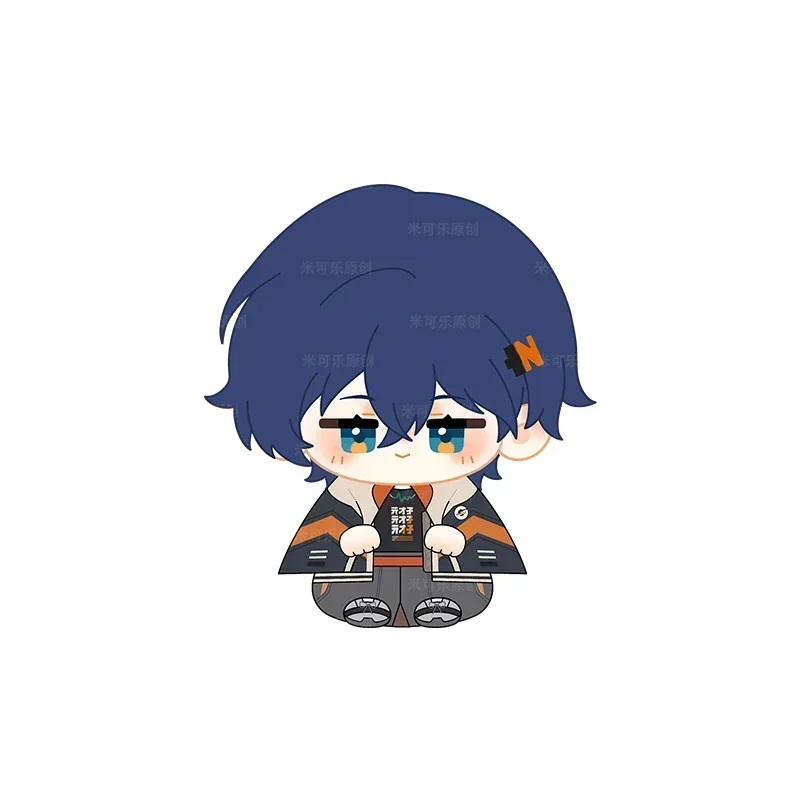 12 センチメートルアニメ Zenless ゾーンゼロワイズベルルシアナパイパーホイール座位ぬいぐるみだんごミニペンダントキーホルダーおもちゃ