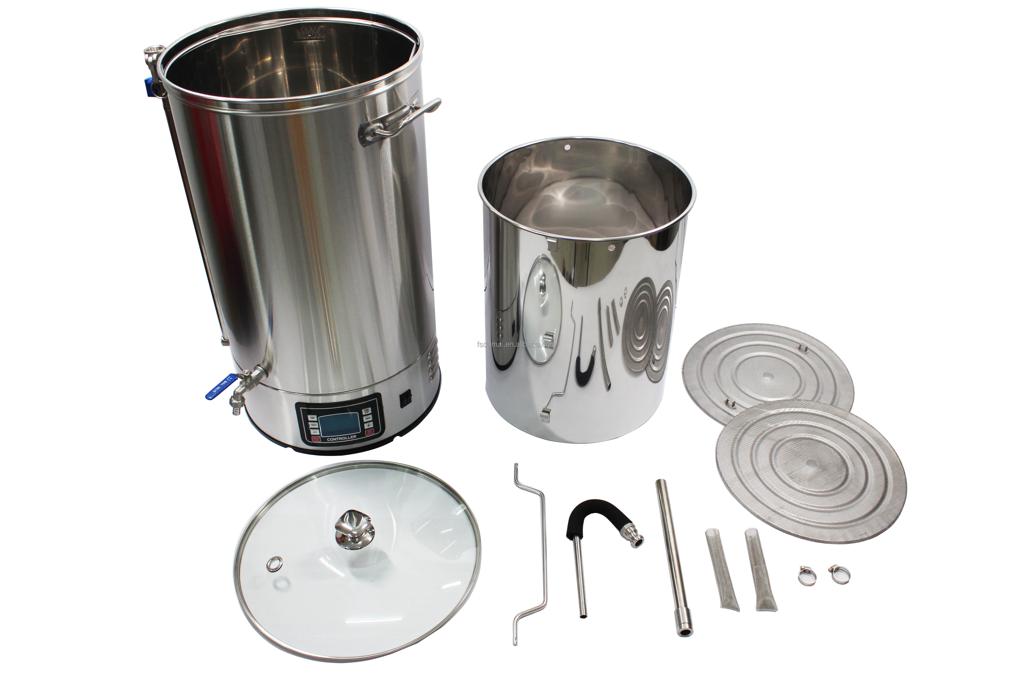 30L-70L Craft Beer Brewing Equipment/ Electric Mash Tun/All in One Micro Brewery view 5