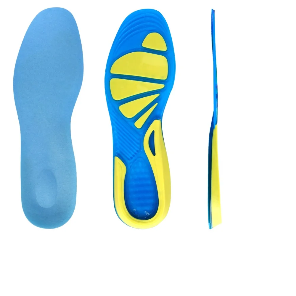 Tpe Running Sports Insoles For Shoes Men Women Arch Support Anti Slip Breathable Sweat Shock-absorbing Insoles